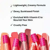 Makeup Revolution, Revolution, Blush Bomb Cream Blusher, Peach Filter, Available in 4 shades