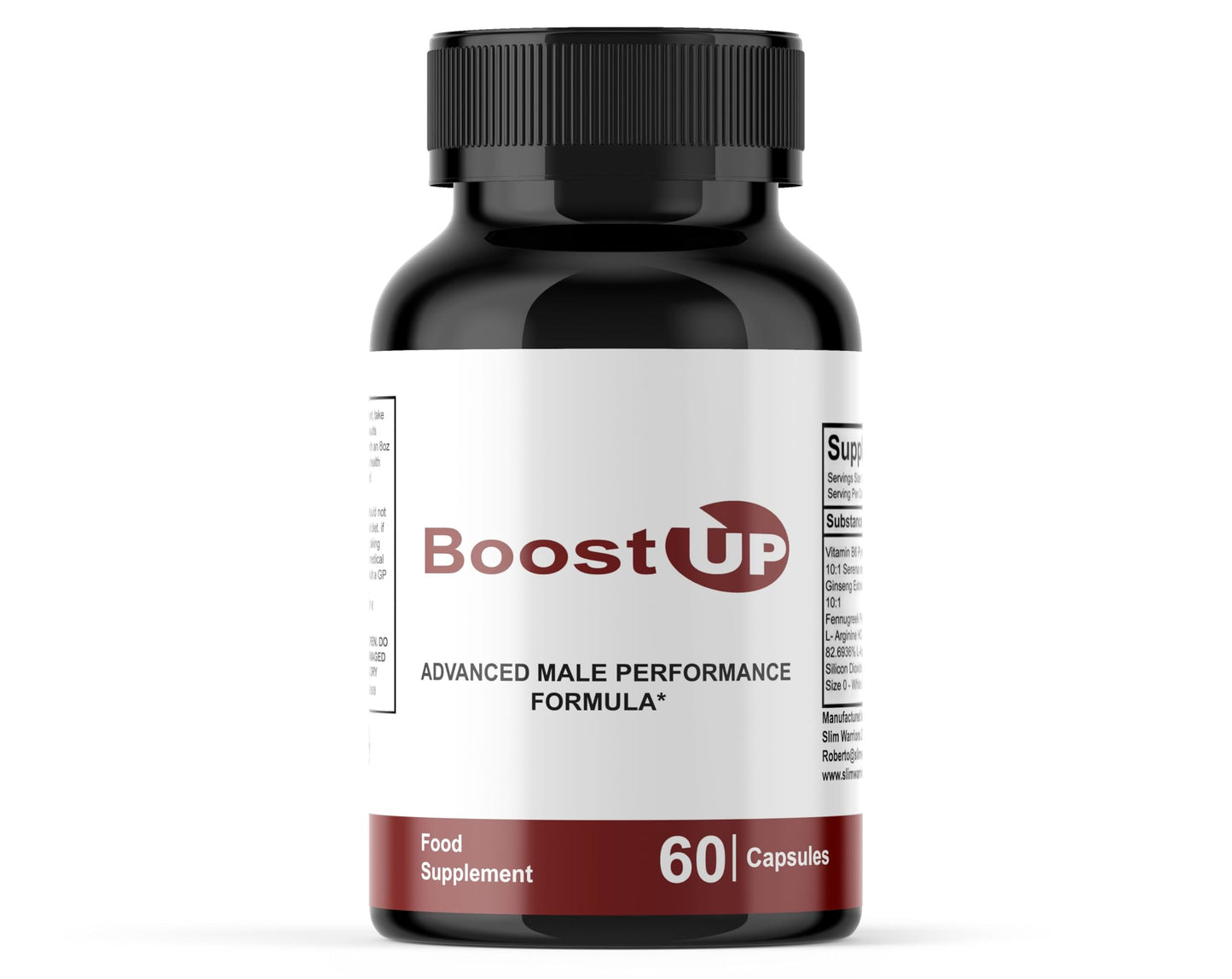 Dido Extreme Supplements BoostUP - Boost Up Male Performance -Supports a Healthy Blood Flow - Natural Ingredients - 60 Capsules / 1 Bottle