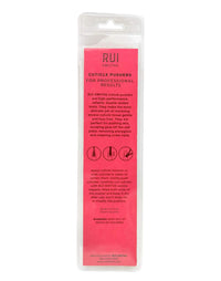 Rui Smiths Professional Double Ended Hypoallergenic Stainless Steel Metal Pusher (Cuticle Pusher) - Style No. 105