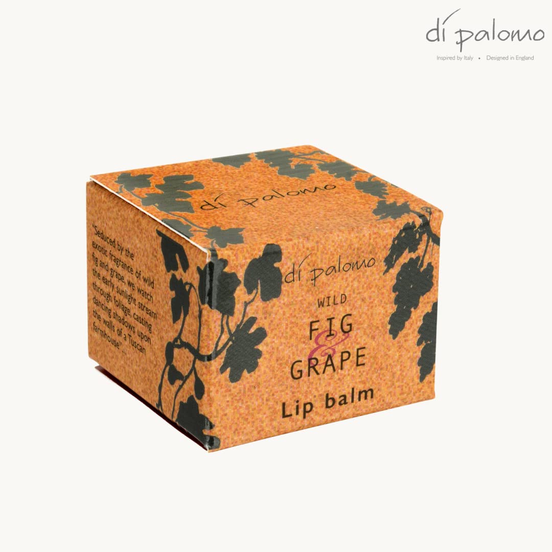 Di Palomo Wild Fig & Grape Lip Balm 10ml | Moisturising Lip Treatment with Tint | Hydrating Lip Care for Dry, Cracked Lips | Vaseline Lip Balm Therapy