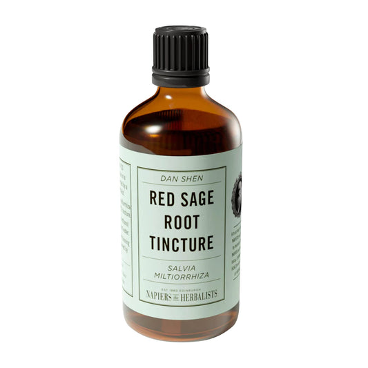 Napiers Red Sage Tincture (Salvia miltiorrhiza) - Herbal Supplement - 1:3 45% - 250 ML