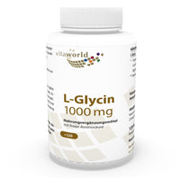 Vita World L-Glycine 1000mg 120 Capsules Made in Germany Amino Acid