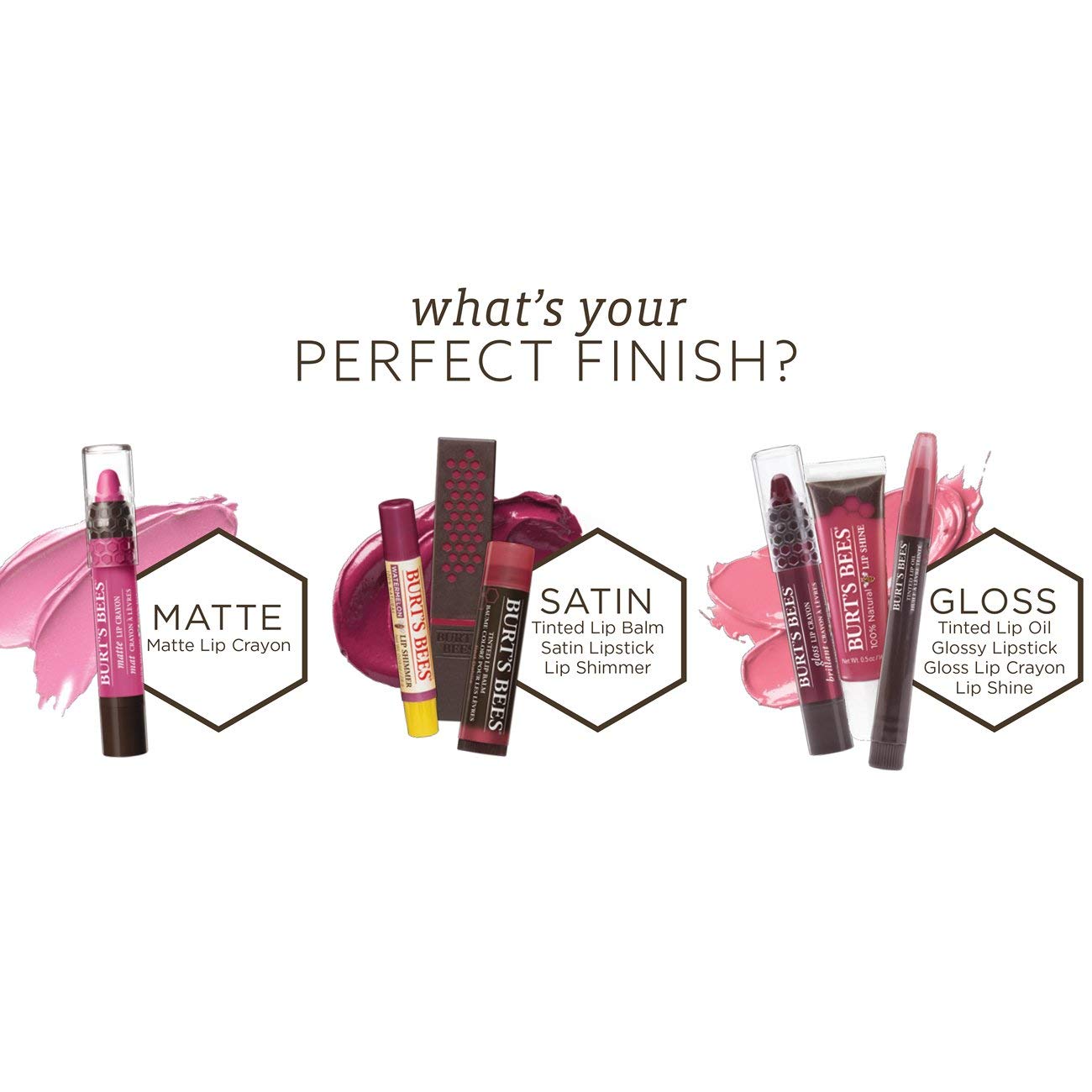 Burt's Bees 100% Natural Moisturising Lip Shimmer, Rhubarb with Shea Butter, Beeswax and Vitamin E, 2.6g