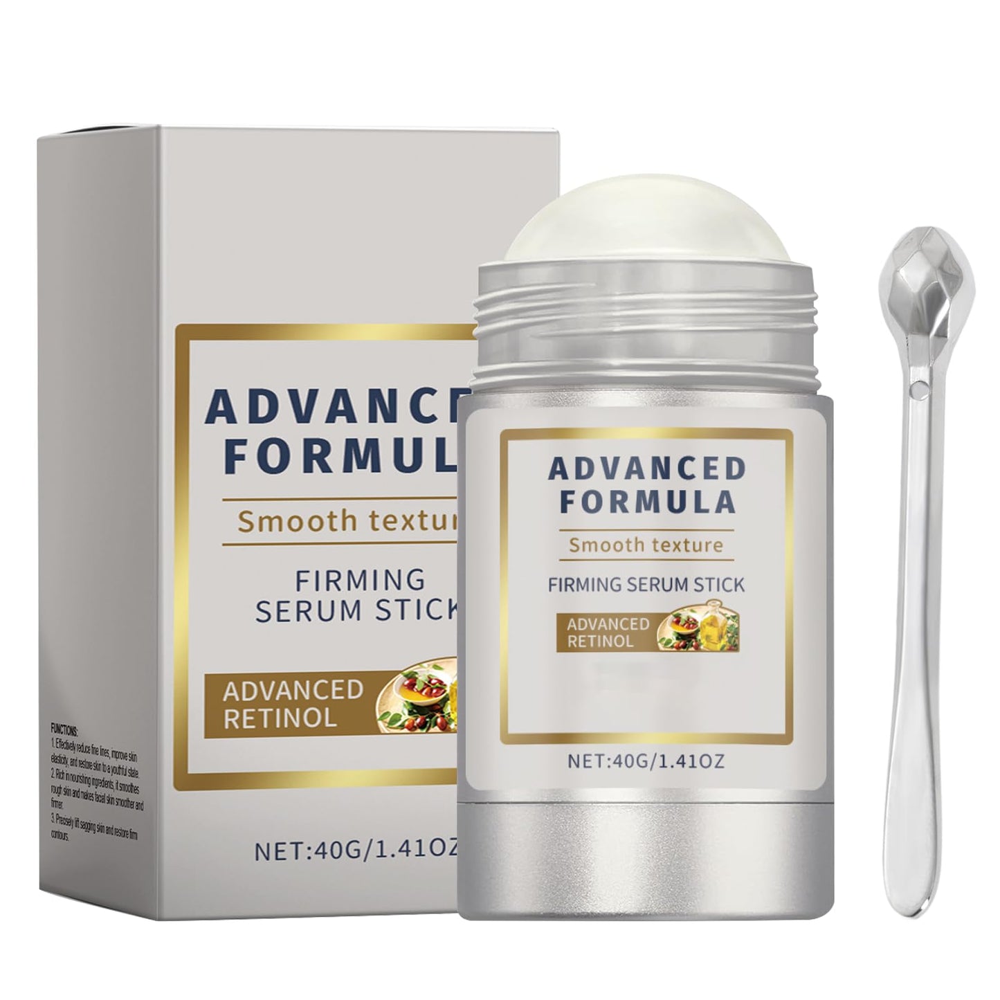 FunnAura Facial Firming Stick, Moisturizer Neck Serum Stick for Wrinkles and Fine 40g/1.41oz