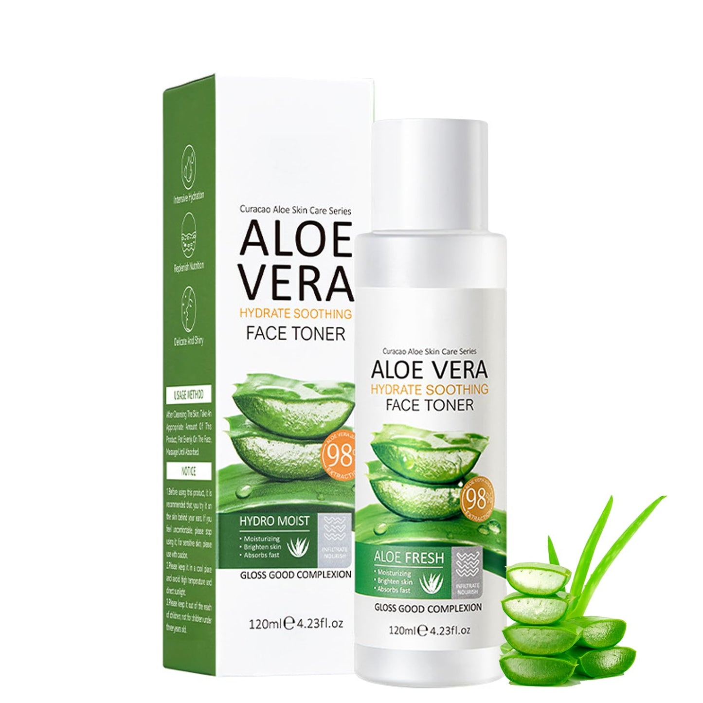 Nexolla Aloe Vera Face Toner, Soothing & Deep Moisturizing, Facial Tonic for Women, Aloe Vera Face Tonic