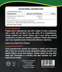 NEO-NUTRITION Mullein Leaf Extract for Lungs | High Strength 5000mg Mullein 10:1 Extract, Lung Support & Respiratory Health | Detoxification Aid & Cleansing Support Supplement - 60 Capsules