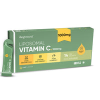 WeightWorld Liposomal Vegan Vitamin C Liquid Sachets - 1000mg Natural Lime Flavour 14 Liquid Sachets - 5ml Per Sachet (Not Vitamin C Effervescent) Sugar-Free, & High Strength - Highly Bioavailable Vitamin C