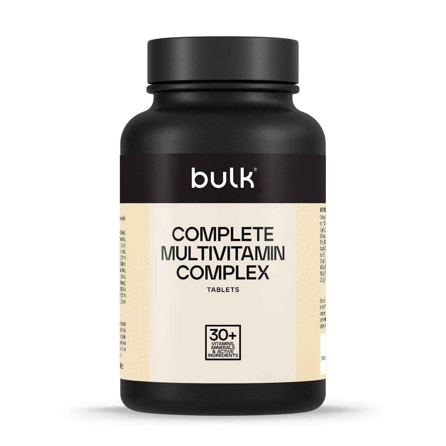Bulk Complete Multivitamin Complex Tablets, 30 Vitamins, Pack of 270