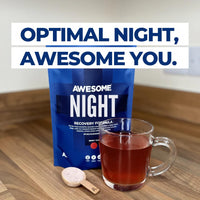 Ben Coomber Awesome Supplements - Sleep Supplement - Night Recovery Berry Flavor, 270g