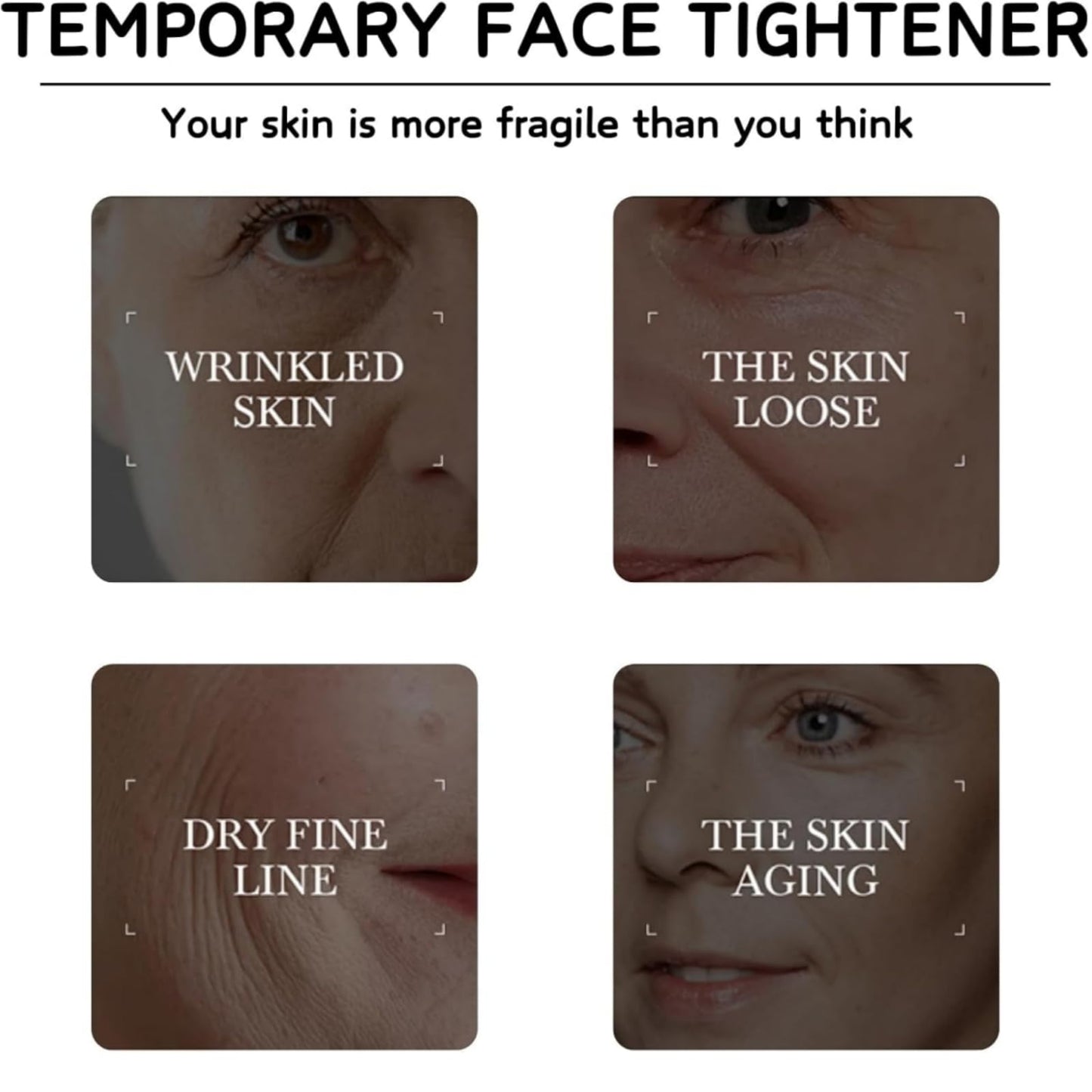 Instant Face Tightening,Temporary Rapid Firming Face Lift,Skin Tightener Anti Wrinkle Firming Cream,Wrinkle Firming & Remover,Hydrating&Moisturizing,Smooth Fine Lines,Wrinkles And Pores