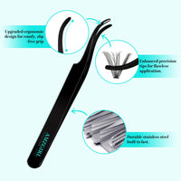 AMZGIRL LASH Lash Extension Kit 320Pcs,DIY Individual Lashes Clusters Kit,Lash Bond And Seal,Lash Remover For Eyelashes Extensions,Lash Applicator Tool For False Eyelash Cluster Kit At Home(30D,D-Mix9-16mm Kit)