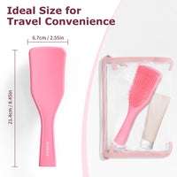 SHINLEA Ultimate Detangler Hairbrush, Anti Tangle Hairbrush for Wet and Dry Hair, Reduces Breakage, Eliminates Knots, Detangles All Hair Types, Detangler Brush for Hair Straightening, Styling