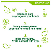 Simple Kind to Skin Nourishing Shower Gel with Vitamins E and Chamomile Oil for Sensitive Skin Care, 450 ml
