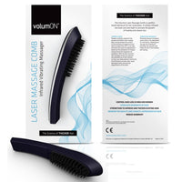 Volumon Hair Growth Brush VOLUMON® Hair Growth Treatment Laser Device to Help Prevent Further Hair Loss and Promote Hair Regrowth - Infrared Vibrating Massager with LCD Display for Men & Women