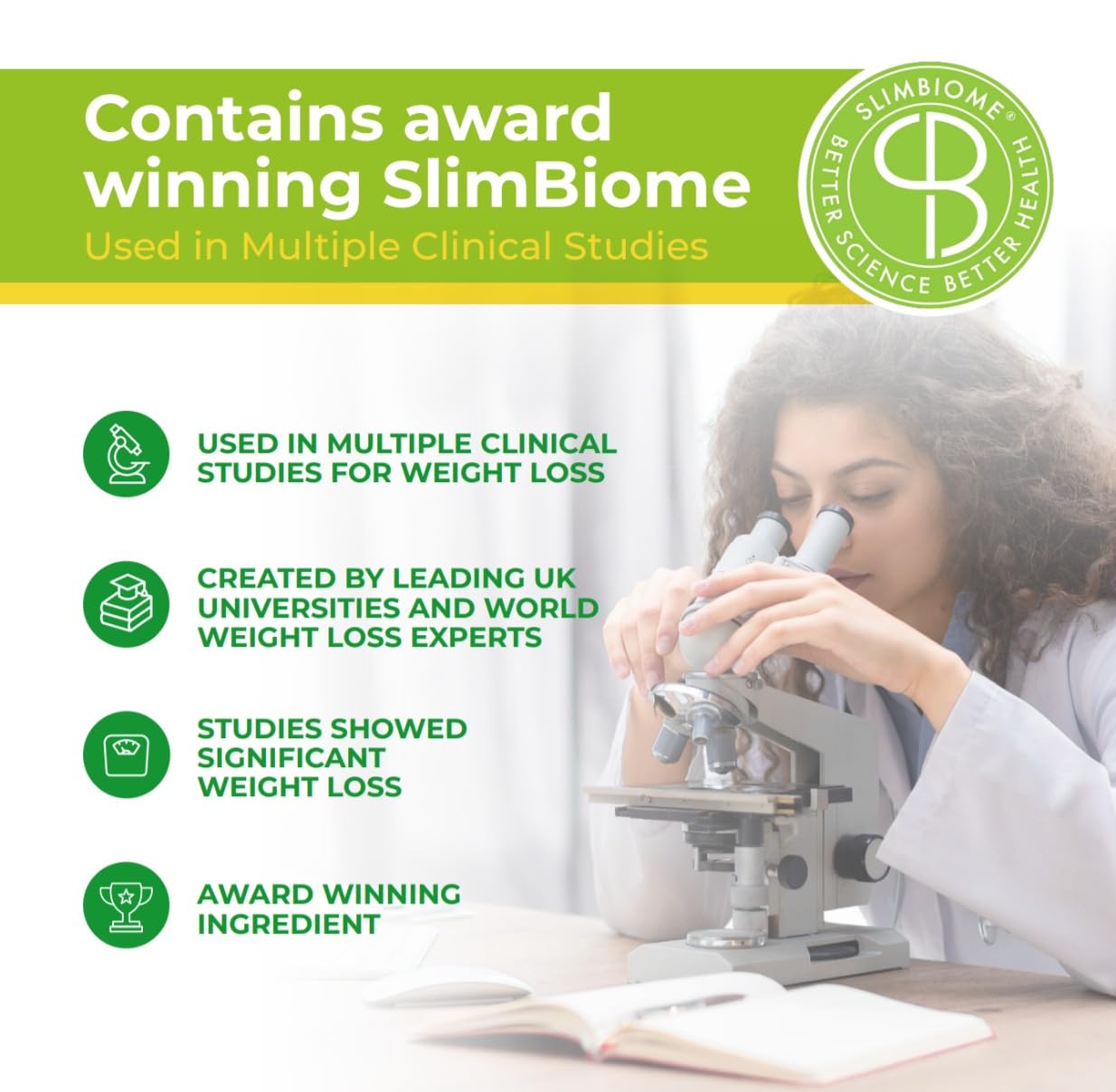 Slimbiome – Prebiotic Fibre Supplement for Gut Health & Digestive Support – 30 Sachets – Vegan Microbiome Support with Plant-Based Prebiotics