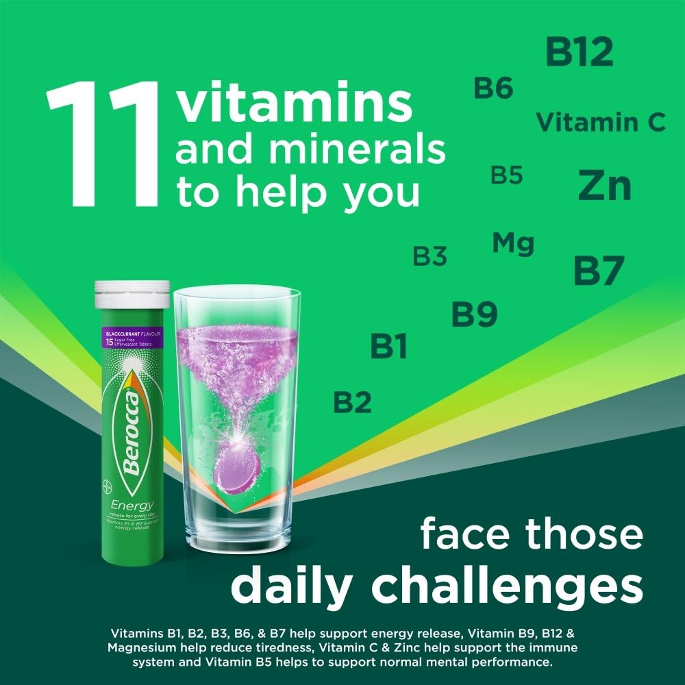 Berocca Blackcurrant 45s X 2 Packs