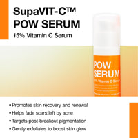 Carbon Theory Vitamin C Serum for Face - Brightening Serum to Boost Skin Glow - Dark Spots & Pigmentation Treatment - Vitamin C Face Serum & Glycolic Acid Serum - Vegan - SupaVIT-C Pow, 30ml