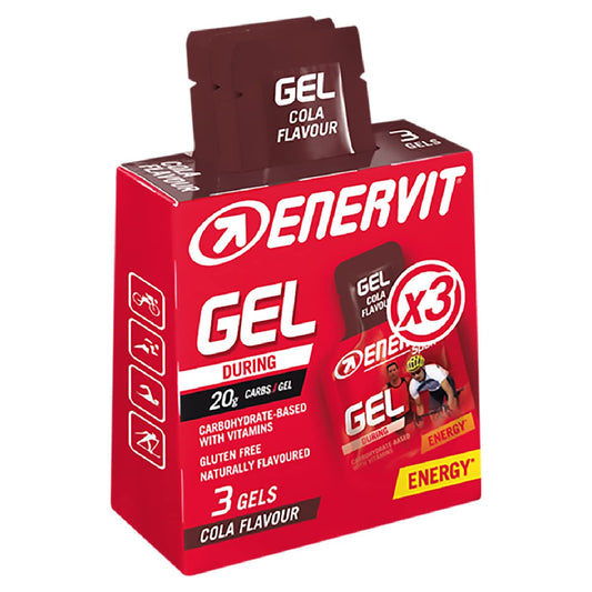 Enervit Sport Energy Gel (Cola, 3 x 25ml)