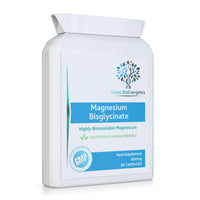 swiss bioenergetics Magnesium Bisglycinate (Glycinate) 500mg - 90 Highly Bioavailable, Maximum Absorption Capsules for Better Sleep, Muscle and Nerve Support Vegan & UK Made