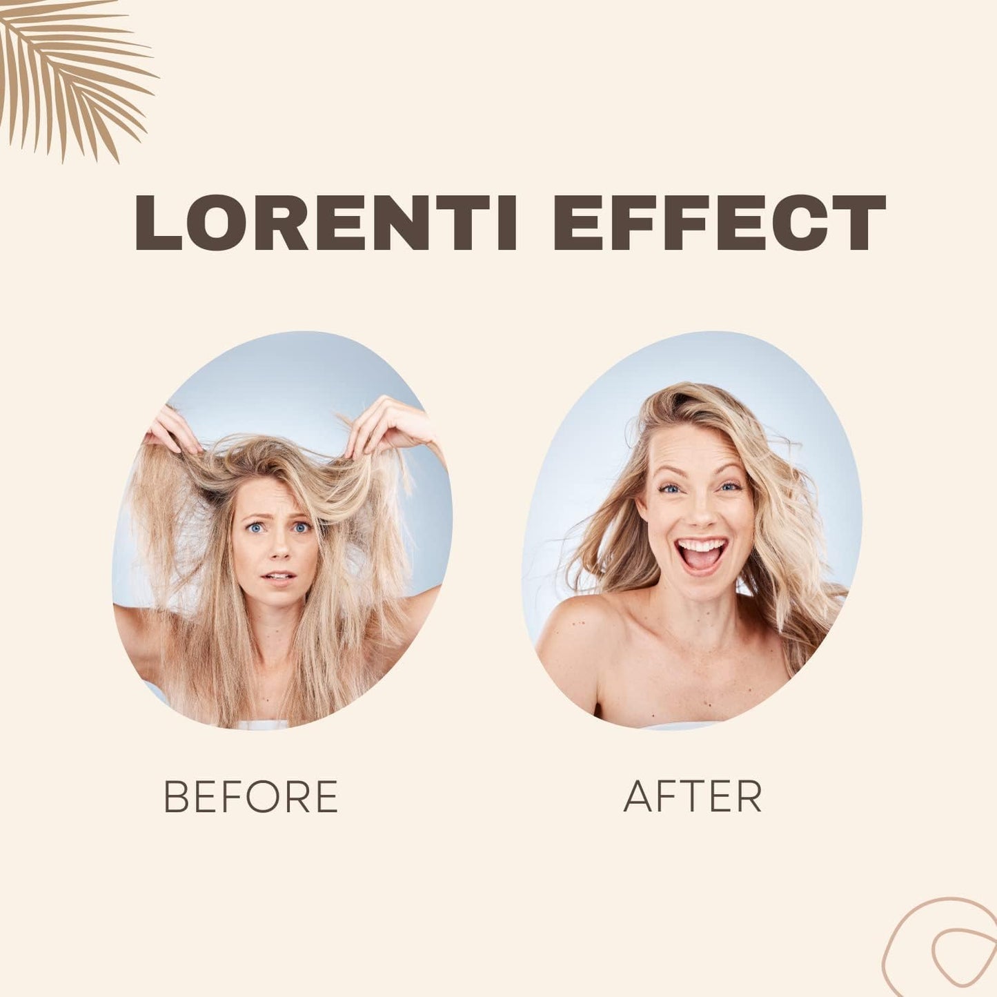 Lorenti Deep Conditioning Hair Mask 500 ml | For Dry, Damaged, Dense & Frizzed Hair | Contains Vitamin B7 & Proteins to Balance & Moisturize Hair | 16.9 Fl Oz (Black Garlic)