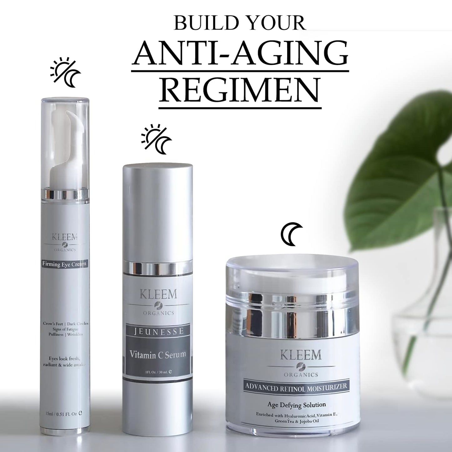 Retinol Face Cream with Hyaluronic Acid & Vitamin E | The Best Anti Aging Cream to Reduce Wrinkles & Age Spots | Day & Night use | for Women