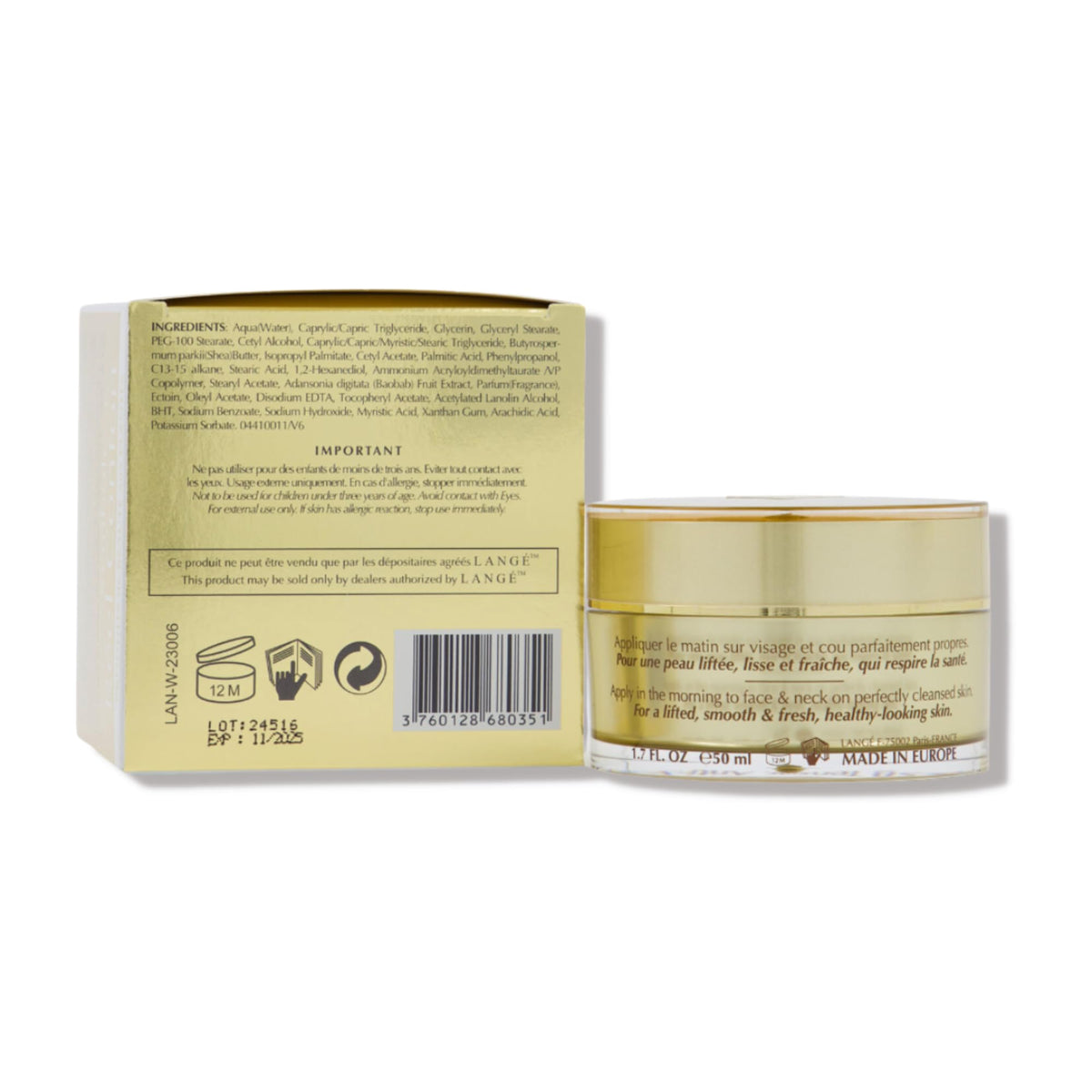 Lange Paris Lifting Moisturizer Firming Day Cream by lange, Paris, Neck Lifting & Décolleté - Anti-Ageing, Anti- Wrinkles
