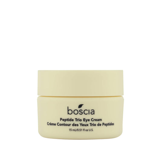 boscia Peptide Trio Eye Cream - Vegan, Cruelty-Free, Natural and Clean Skincare | Age-Defying Eye Cream with Peptide Blend and Organic Botanical Oils