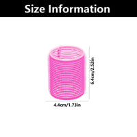 WQEDVN 12 Pieces Rollers for Hair Volume, Hair Curlers Rollers, Hair Rollers for Short Hair, Hair Rollers for Long Hair, Hair Rollers Set, For Curling and Styling Hair Self Holding DIY Roller (44mm)