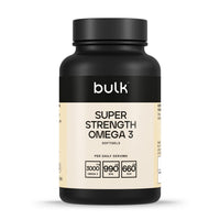 Bulk Super Strength Omega 3 Softgels, 1 Month Supply, Pack of 90