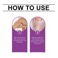 SONGQEE Soothing Leg Breathable Care Patches, Varicose Vein Patch, Improving Blood Circulation, Skin Body Care, for All Skin Types