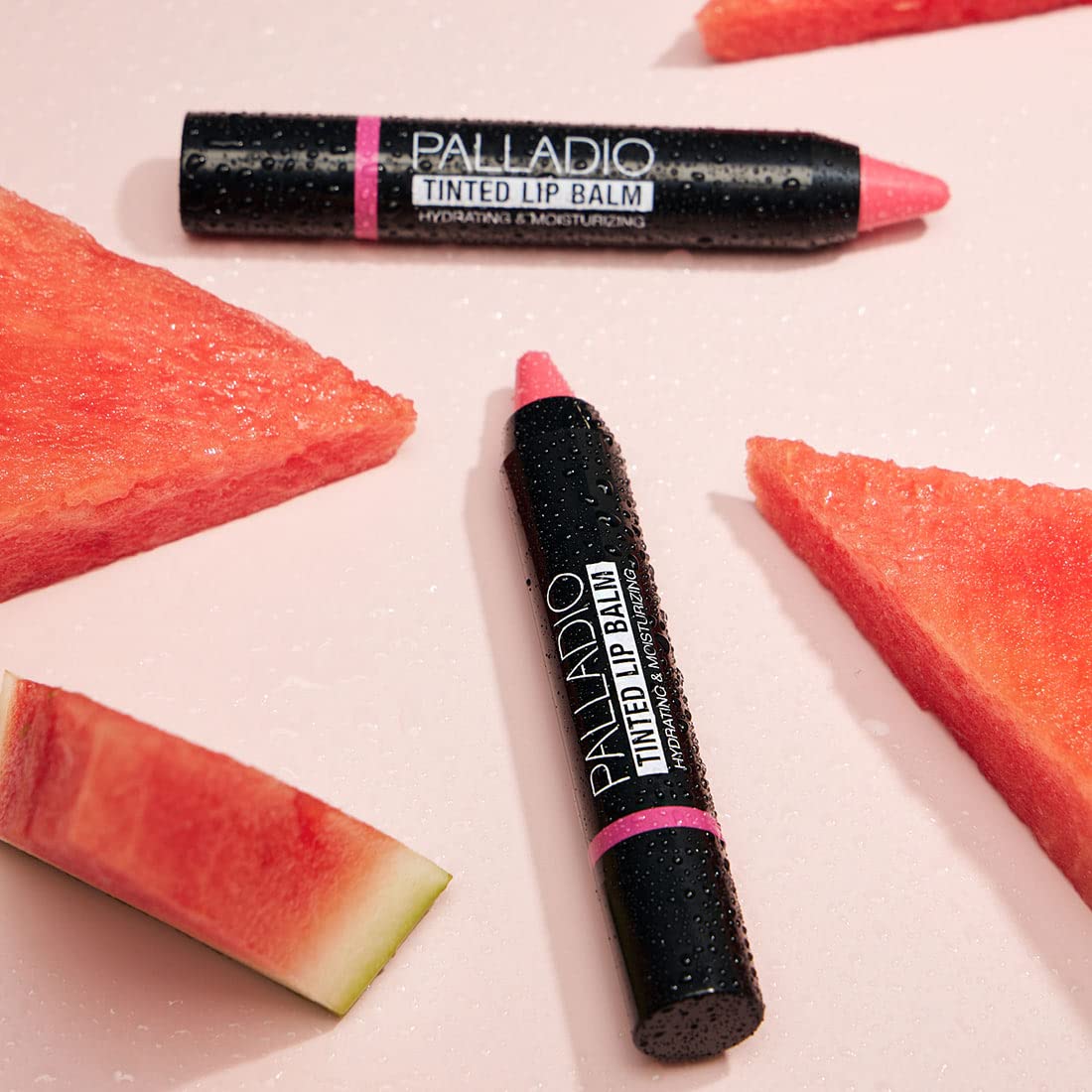 Palladio Tinted Lip Balm, Moisturizing and Conditioning Formula with Aloe & Shea Butter, Nourishing Vegan Chapstick For Cracked Lips, Apply Regularly to Dry Lips, Tinted Lip Moisturizer, (Cherry Bomb)