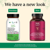 NHP The Natural Health Practice NHP Advanced Fertility Support for Women - Nutrients for Conception, IVF Support & Pregnancy, Scientifically Formulated with Active Vitamins & Minerals for Optimal Fertility Health 60 Vegan Capsules