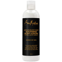 SHEA MOISTURE Shea Moisture African Black Soap Soothing Body Lotion, with Oats, Aloe and Vitamin E, for Severly Dry Skin 384 ml