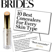 Studio10 Dual Ended Under Eye Corrector & Brightener – Light Shade, Peach Toned Dark Circle Concealer with Hydrating Skincare for Mature Dry Skin