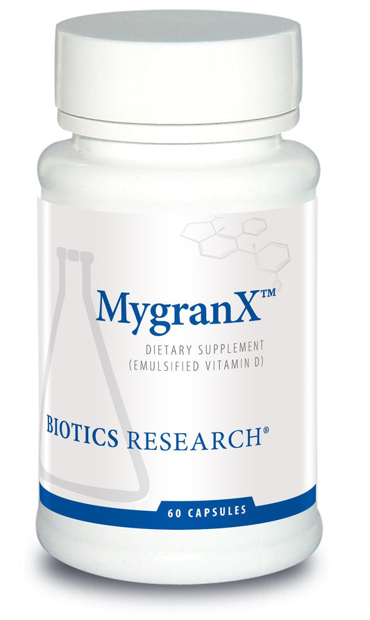 Biotics Research MygranX Neurological Support, Stress Relief Support, Muscle Relaxation, Butterbur, Feverfew 60 Caps