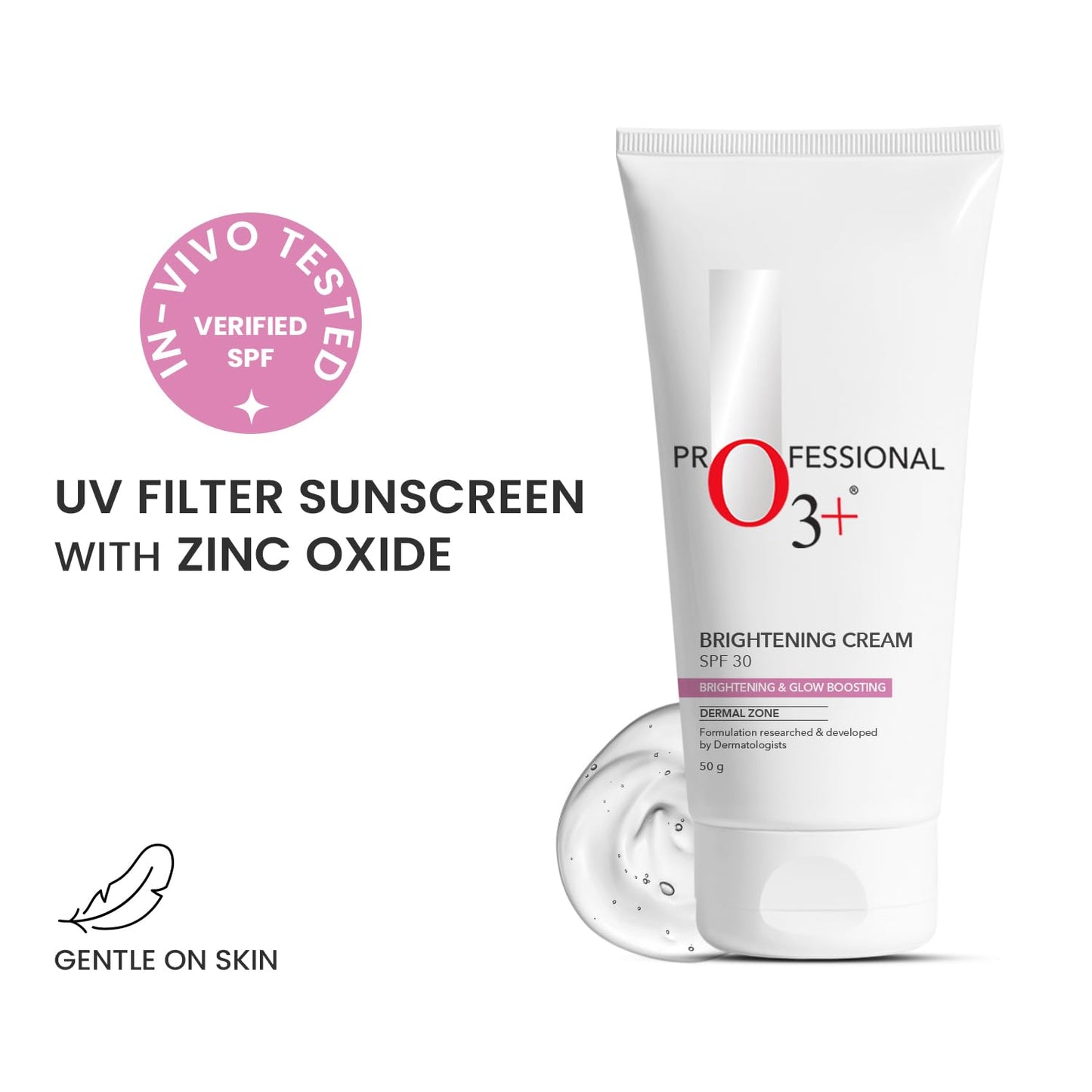 O3+ Whitening Cream SPF 30 | Brightening & Whitening, 50g (Tube) O3-0255