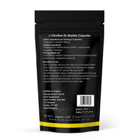 Nuke Nutrition L Citrulline Malate Capsules | 60 Capsules | High Strength 1500mg Dose Supplement | Boost Circulation, Performance & Muscle Recovery | 100% Natural, Preservative & Filler Free | Vegan