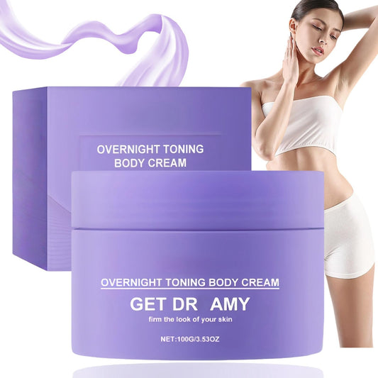 Ruojiar Get Dre/amy Overnight Toning Whip,Anti-wrinkle Skin Tightening Cream,Overnight Body Toning Cream,Smooths While You Sleep,Helps Target the Appearance of Loose Skin on the Body,Moisturizing,Easy to Use