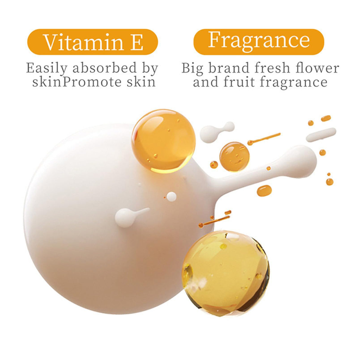 Grospe 2 Pcs Vitamin E Manuka Honey Hand Cream Bright Moisturising Anti-Cracking Repair Glowing Anti-Aging Nourishing Hand Cream Skincare