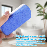 AKSIQIOL 2 Pcs Glass Pumice Stone for Feet,Durable Callus Remover & Foot Exfoliator for Smooth, Soft Skin, for at-Home Pedicures & Spa Treatments