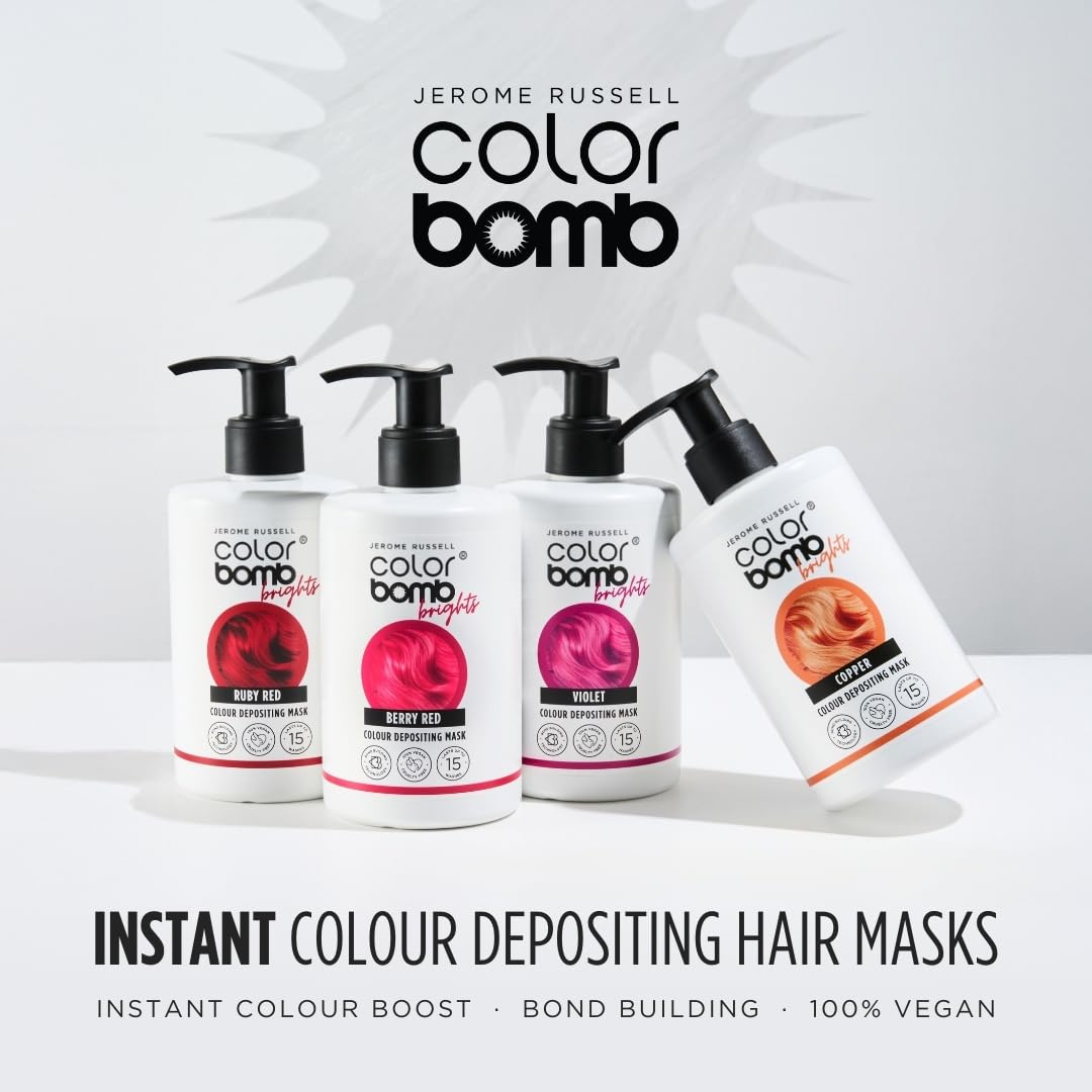 Jerome Russell COPPER Bright Colour Bomb | Colour Depositing Hair Mask