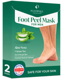 PLANTIFIQUE Plantifique Foot Peel Mask Foot Mask Dermatologically Tested Repair Heels & Removes Dry Dead Skin for Soft Baby Feet - Exfoliating Peel Mask for Hard Skin Peeling (Aloe Vera 2 Pack)