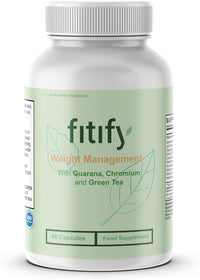 Fitify - All Natural/Weight Management Support - 60 Capsules - Vegan/New & Sealed/Slim Warriors