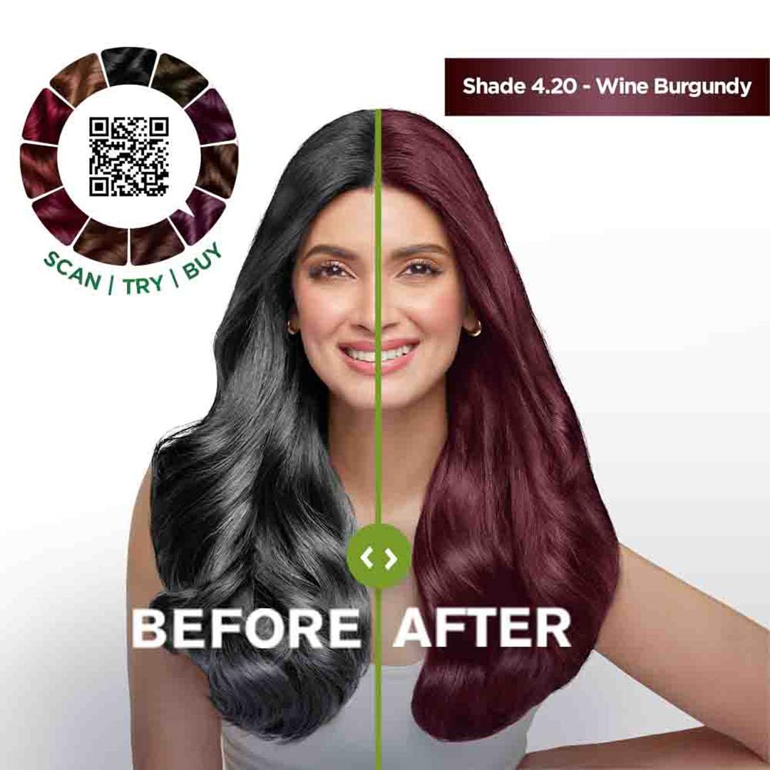 Garnier Color Naturals, Shade 4.20 Wine Burgundy 125 gm