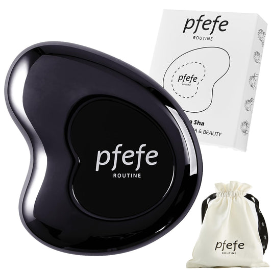 pfefe Pfefe Cryo Stainless Steel Gua Sha Facial Beauty Tools, Metal Skin Care Gua Sha for Body SPA Face Neck Eye