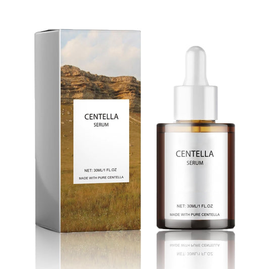 ISBEAUSOLS Centella Asiatica Hydrating Serum - Centella Face Serum with Hyaluronic Acid - Anti-Ageing & Anti-Wrinkles Face Serum for Women - Hyaluronic Acid Serum for Face - Calming & Soothing Serum Face