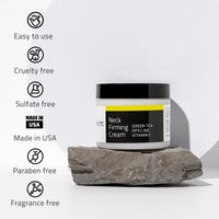 YEOUTH Neck Cream with Vitamin C, Moisturizing Neck Firming Cream for Women and Men, Targeting Decolletage and Double Chin, Cleavage and Chest 120ml
