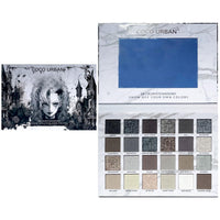 Katiluxiya 24Colors Black Grey Smokey Eyeshadow Palette, Matte Smoky Eye Shadow Palette, Shimmer High Pigmented Basic Black White Gray Shade Eye Black Makeup for Halloween