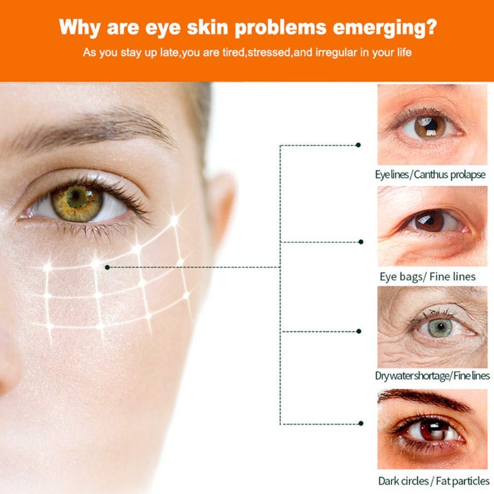 DISAAR BEAUTY Eye Whitening Cream Anti-Wrinkle Delute Dark Circles Hyaluronic Acid Vitamin С Anti Ageing 100% Organic 25 ml