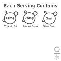 Nutriburst - FemBalance Hormone Balance for Women - Vegan Vitamin B6, Lemon Balm + Dong Quai - Regulate Hormones, Support Nervous System + Reduce Tiredness - 3 x 60 Gummies / 3 Month Supply